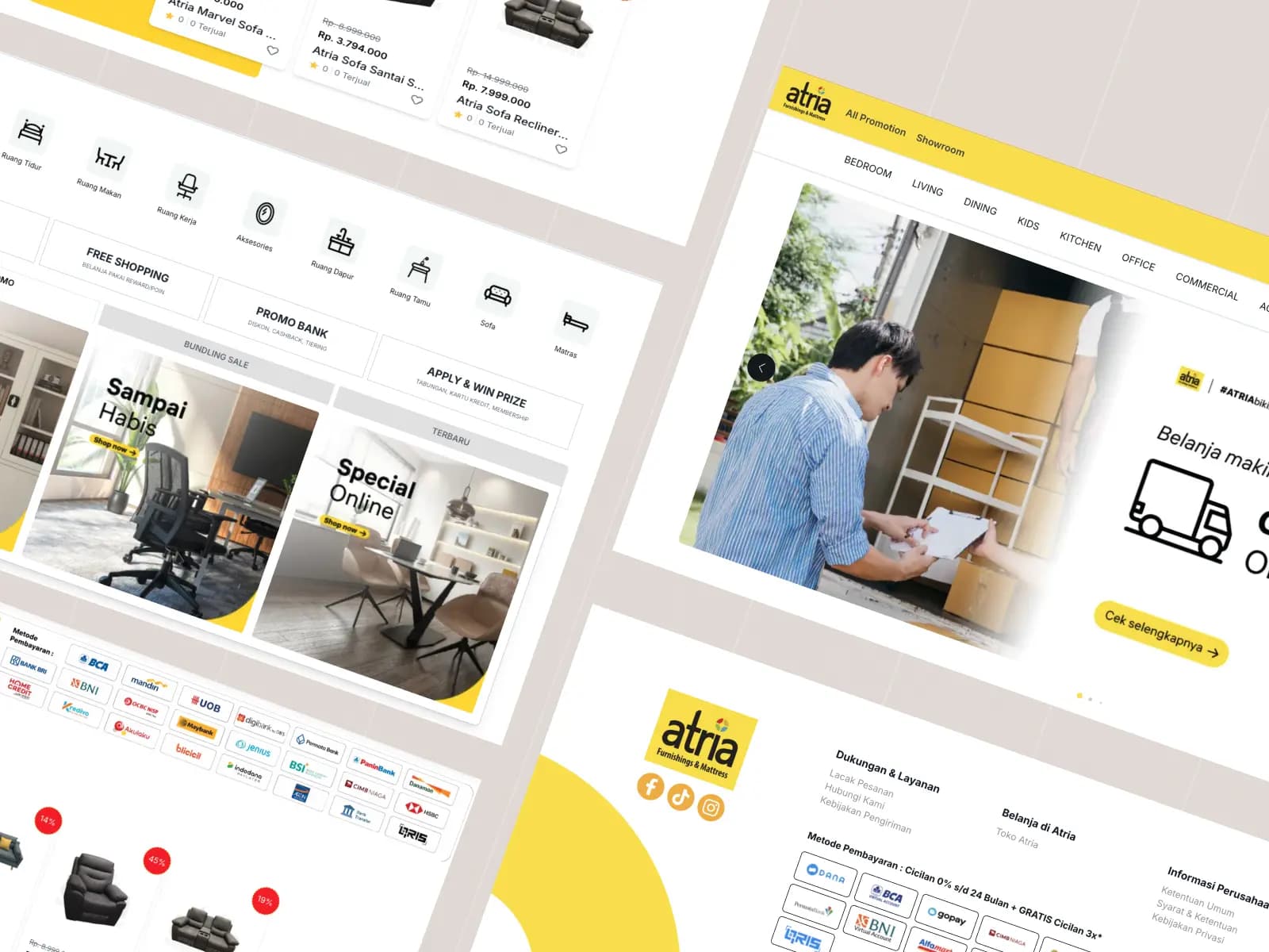 Atria E-commerce screenshot